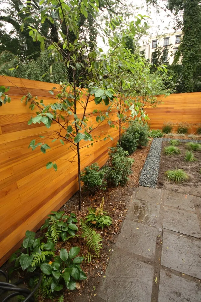 Custom garden landscaping in Brooklyn, NY by New Eco Landscapes