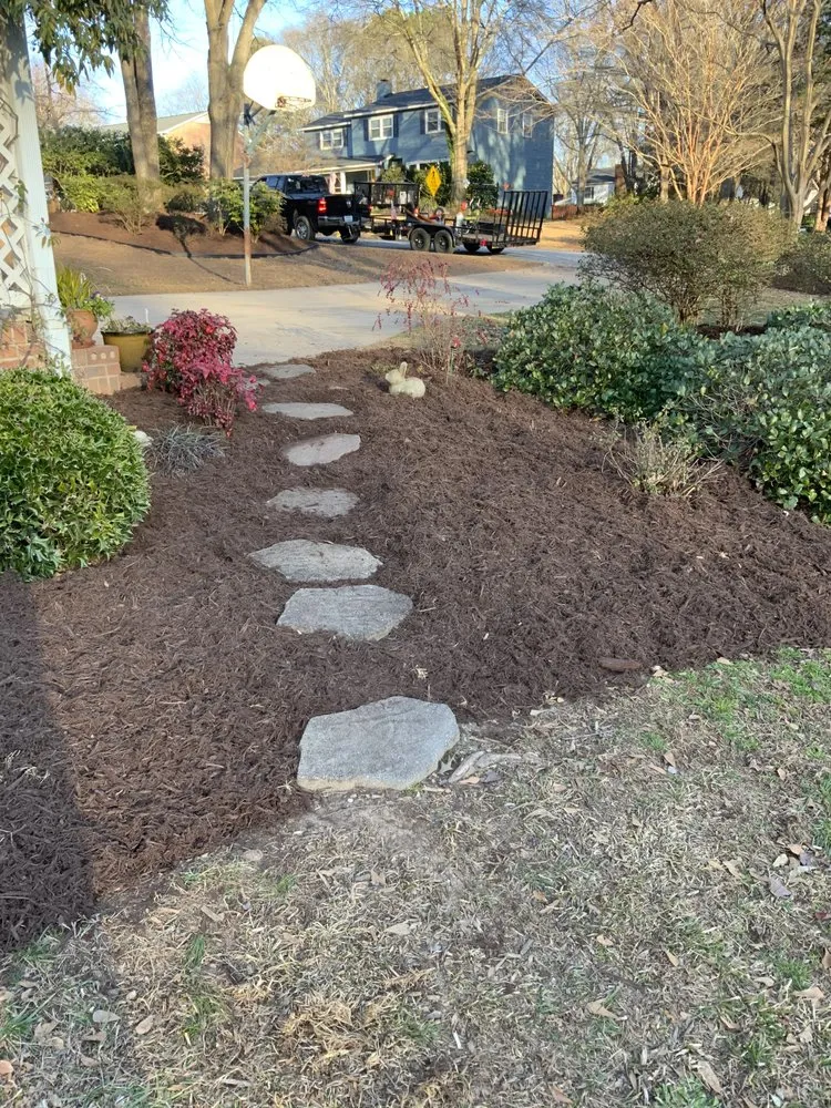 Professional landscape design in Taylors, SC by New Eden Landscapes