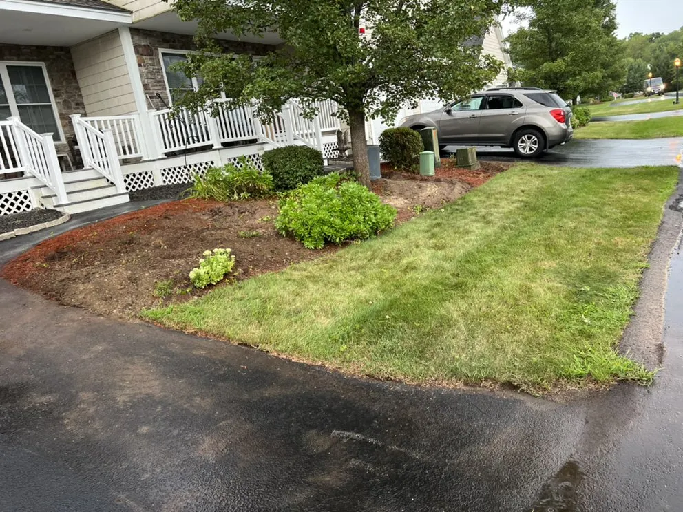 Custom outdoor landscaping for outdoor upgrades in Haverhill, MA by New England Custom- Home & Yard