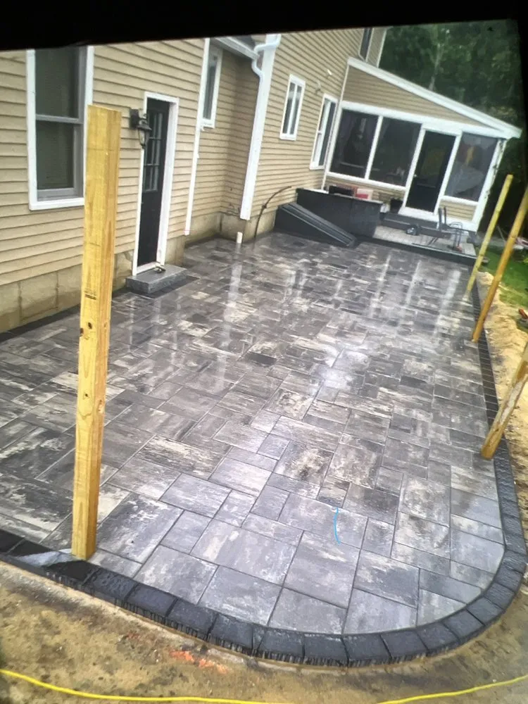 Expert landscape design with custom design in Haverhill, MA by New England Custom- Home & Yard