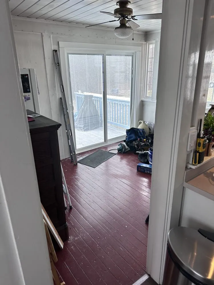 Professional yard cleanup service for residential properties across Kingston, NH - New England custom wood turning