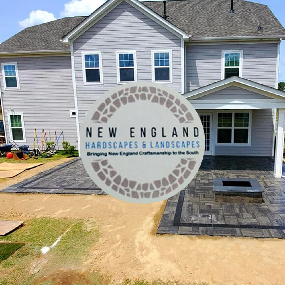 Custom yard cleanup service for homes in Indian Trail, NC by New England Hardscapes & Landscapes