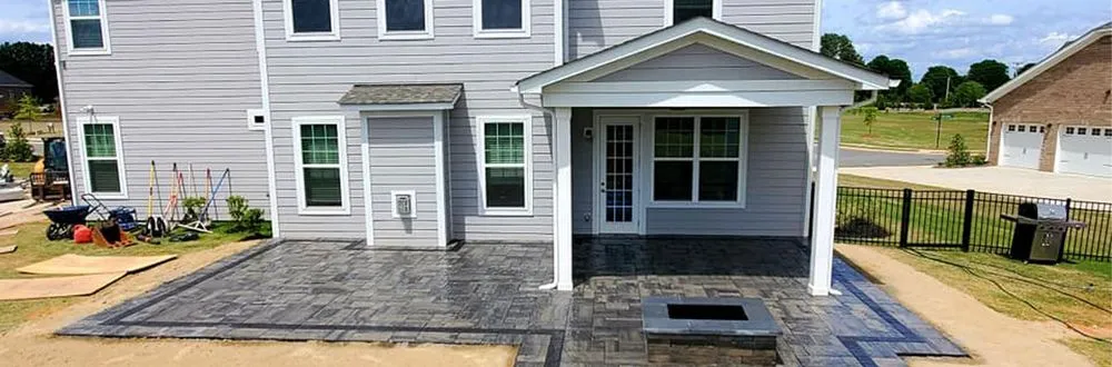 Reliable lawn mowing service with custom design in Indian Trail, NC by New England Hardscapes & Landscapes