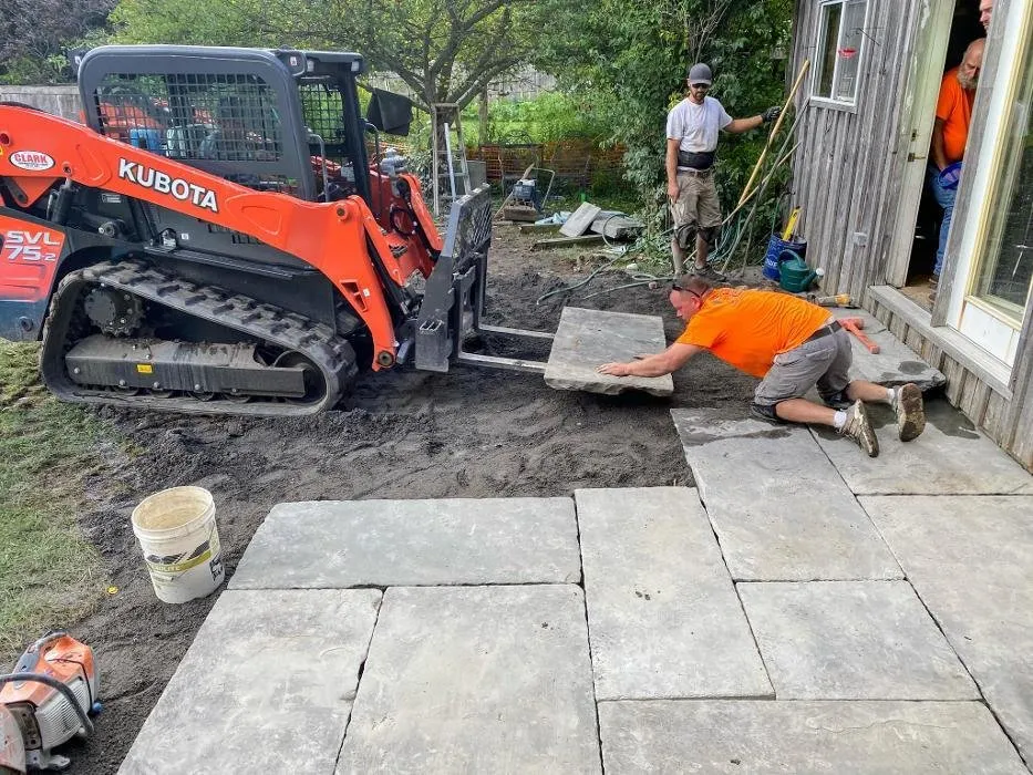 Expert residential landscaping for year-round maintenance in Moravia, NY by New England Stone