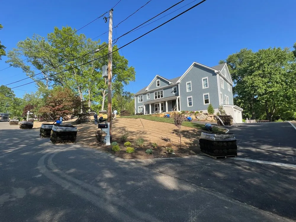 Expert outdoor landscaping in Greenwich, CT by New England Total Landscaping