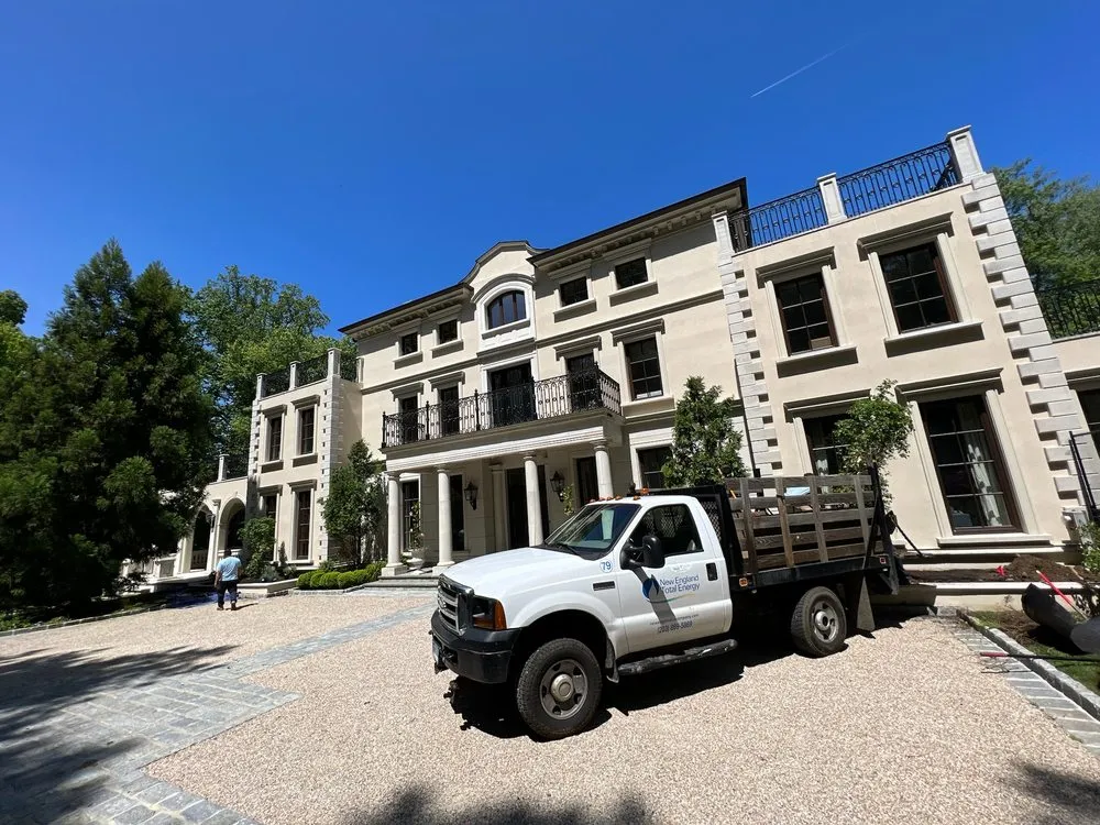 Professional yard cleanup service in Greenwich, CT by New England Total Landscaping