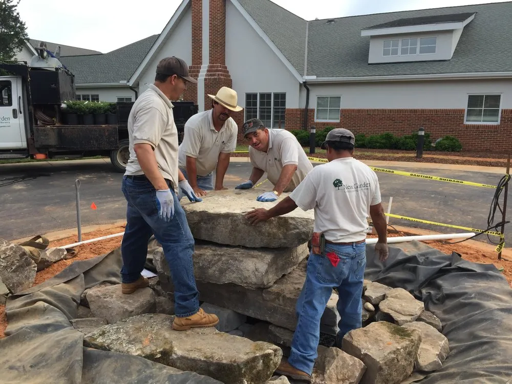 Affordable landscape design for beautiful yards in Greensboro, NC by New Garden Landscaping & Nursery