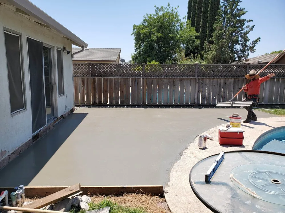 Custom yard cleanup service in Modesto, CA by New Gen Concrete