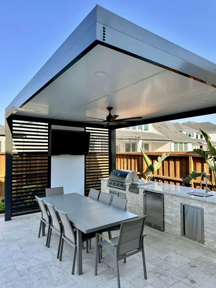 Professional outdoor landscaping in Spring, TX by New Gen Patio