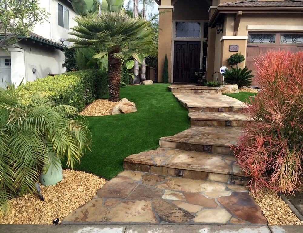 Professional landscape design for homes in San Diego, CA by New Green Landscape Company