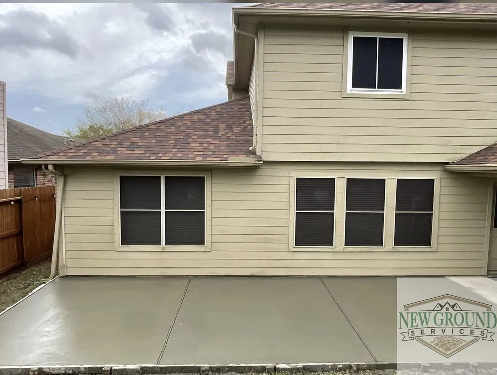 Custom yard cleanup service for beautiful yards in Houston, TX by New Ground Services