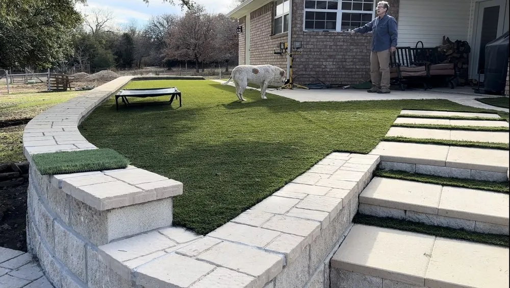 Local garden landscaping in Pilot Point, TX by New Horizon Design & Build