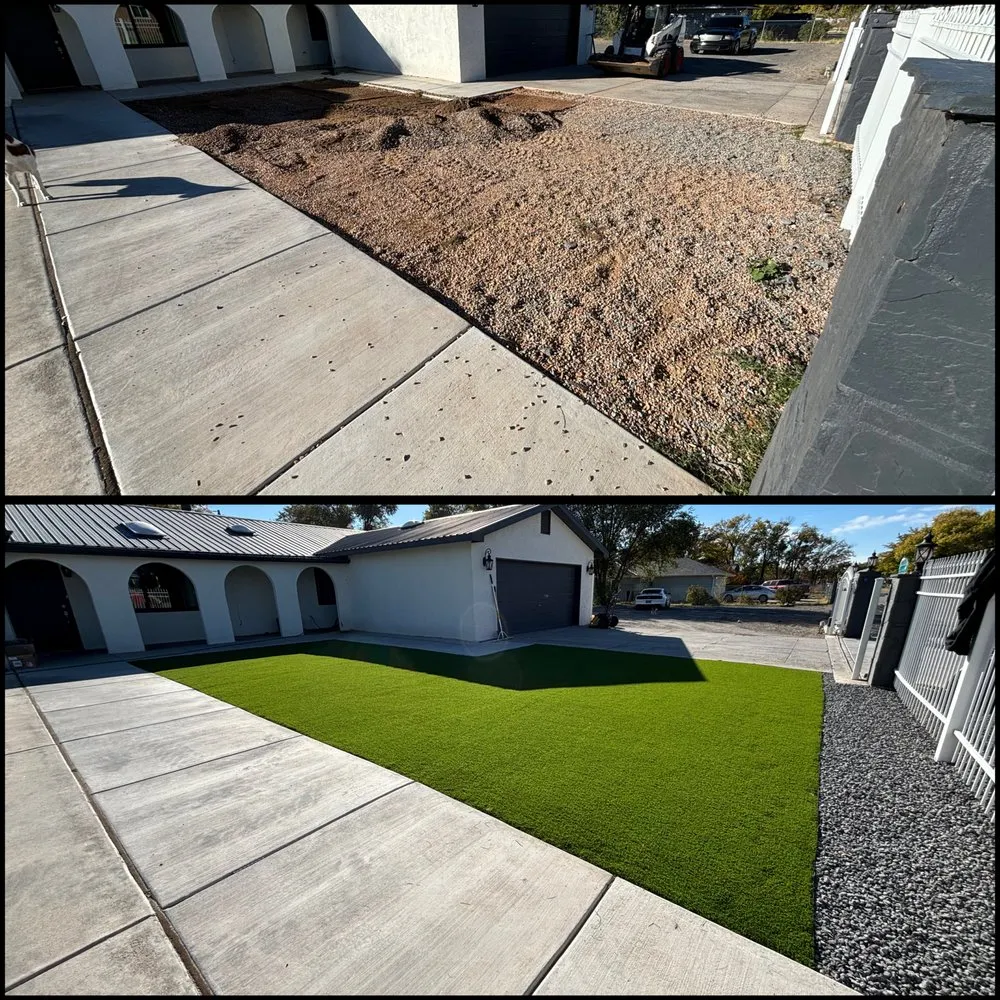Top-rated residential landscaping in Albuquerque, NM by New Horizon Landscape