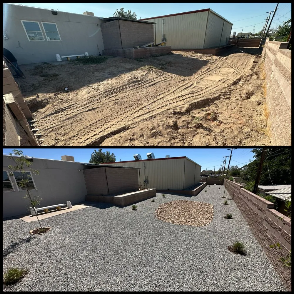 Expert garden landscaping for residential properties in Albuquerque, NM by New Horizon Landscape