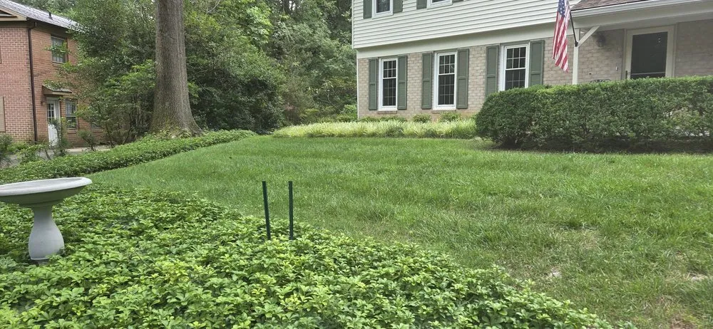 Custom outdoor landscaping in Sterling, VA by New Horizon Landscaping