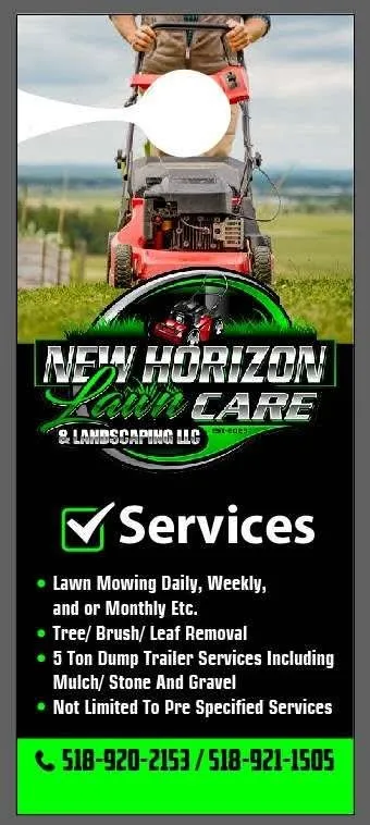 Affordable lawn mowing service experts serving Gloversville, NY - New Horizon Lawn Care & Landscaping