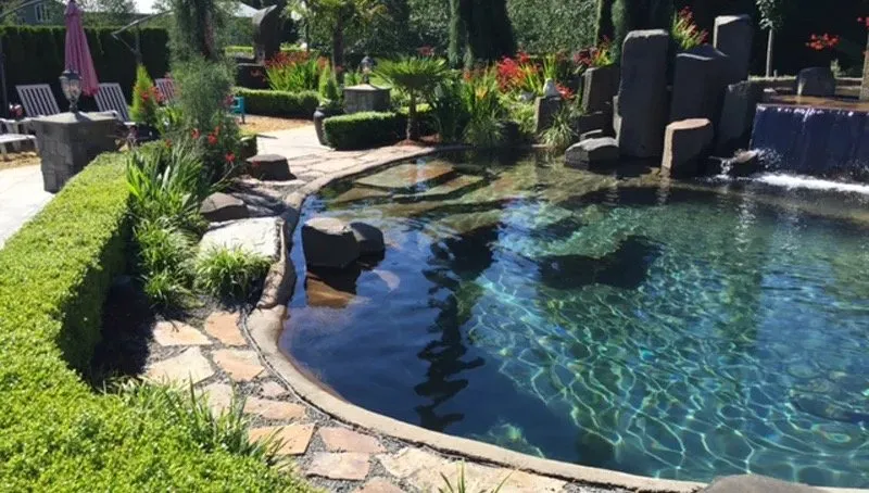 Custom landscape installation in Spirit Lake, ID by New Horizons Landscape