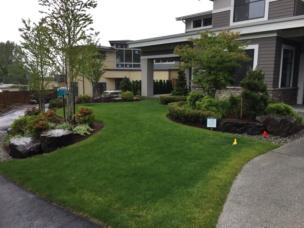 Reliable landscape installation with custom design across Spirit Lake, ID - New Horizons Landscape