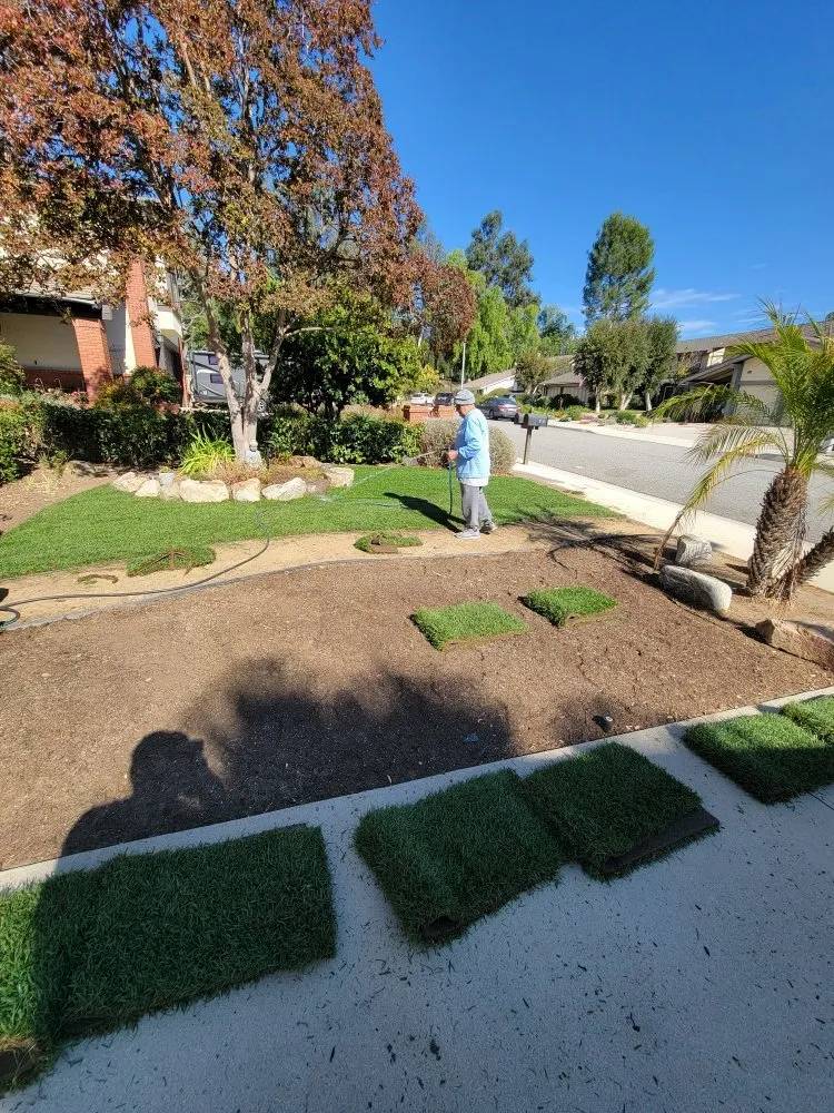 Custom lawn mowing service for homes in Thousand Oaks, CA by New Ideas Landscaping and Maintenance