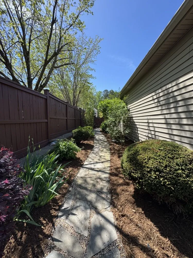 Trusted garden landscaping in Rolesville, NC by New Image Landscaping