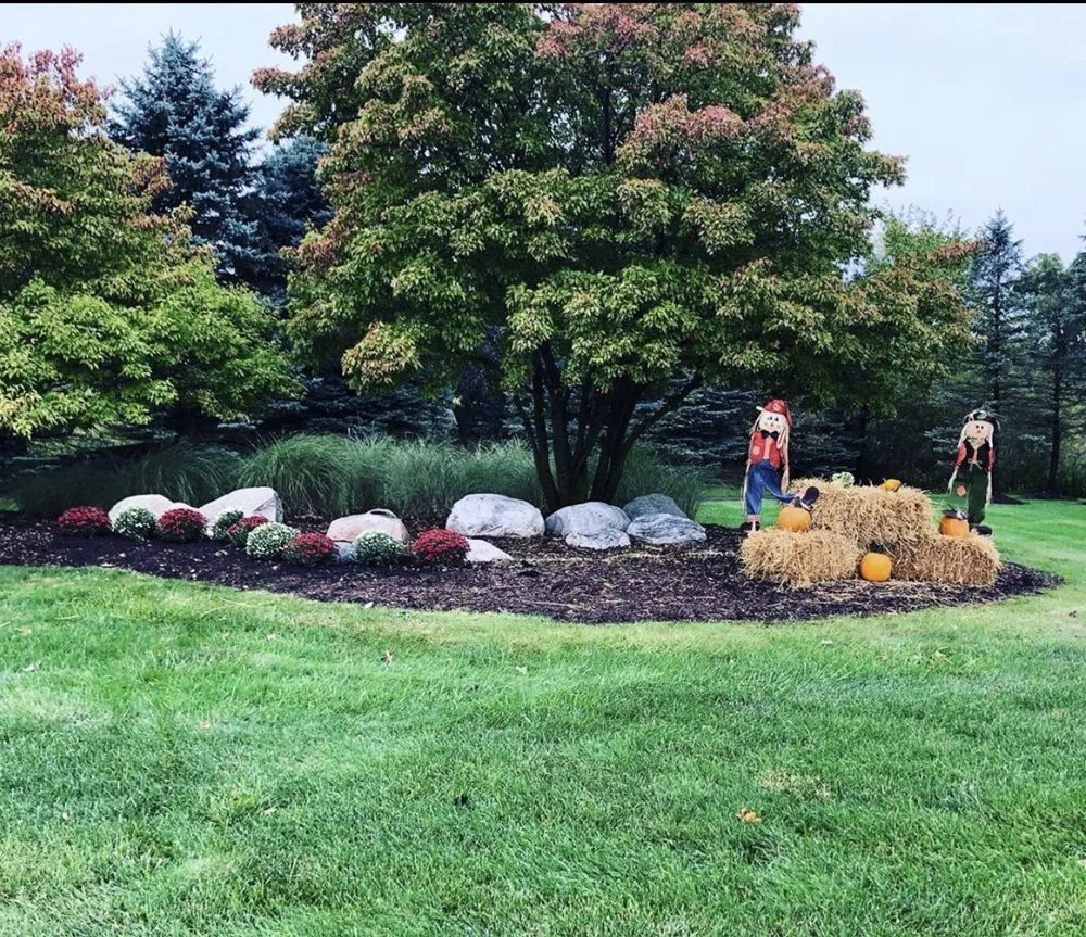 Professional landscape installation in Richmond, MI by New Image Lawn and Landscape