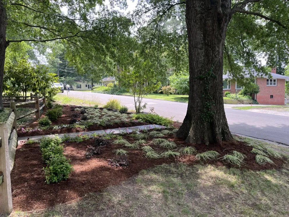 Custom lawn care service in Durham, NC by New Land Hardscape & Landscaping Services