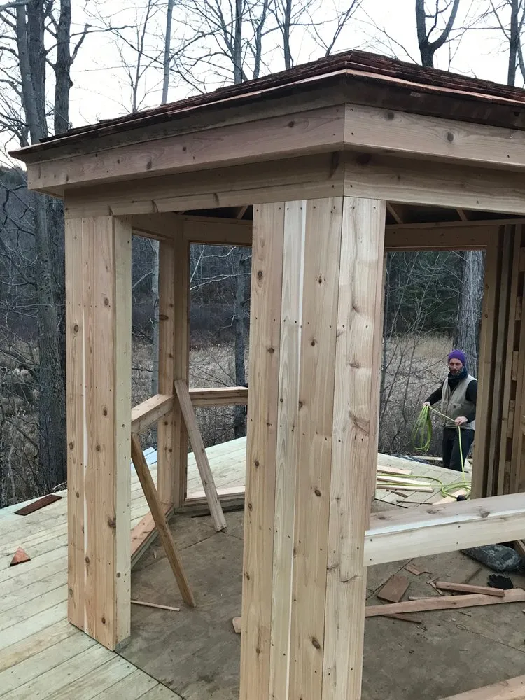 Custom yard cleanup service for year-round maintenance in Nassau, NY by New Leaf Building Company