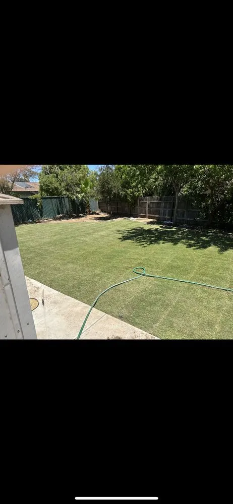 Custom landscape installation in Fresno, CA by New Leaf Landscape and More