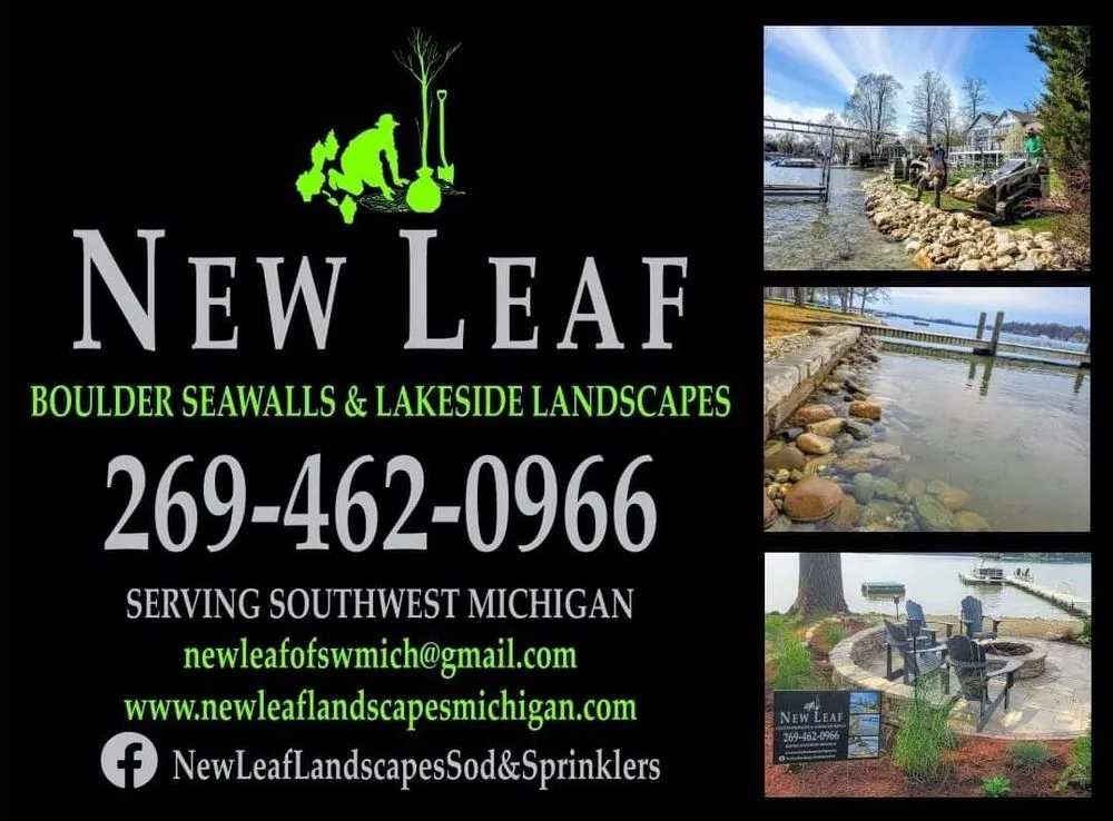Custom yard cleanup service experts serving Dowagiac, MI - New Leaf Landscapes