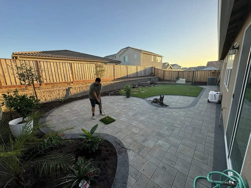 Expert lawn mowing service in Hollister, CA by New Leaf Landscapes