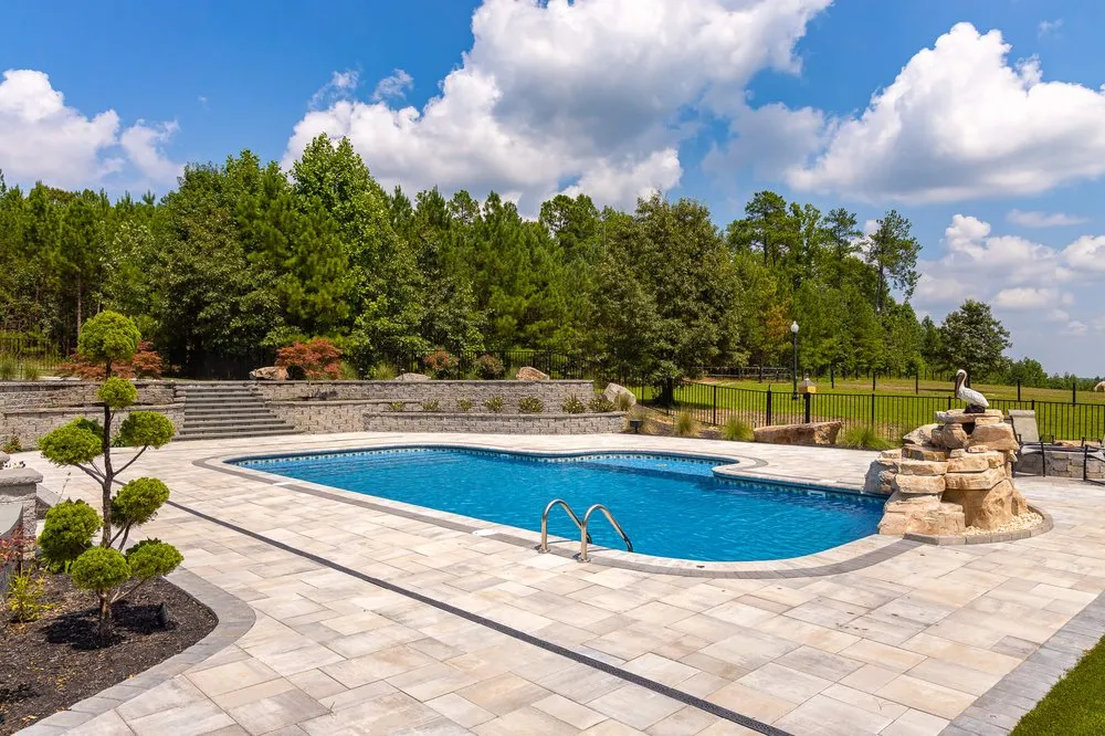 Custom landscape design in Glen Allen, VA by New Leaf Landscaping