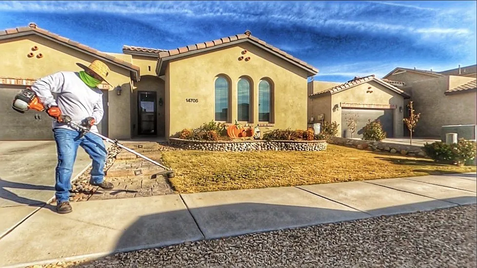 Professional outdoor landscaping in El Paso, TX - New Leaf Lawn & Property Care