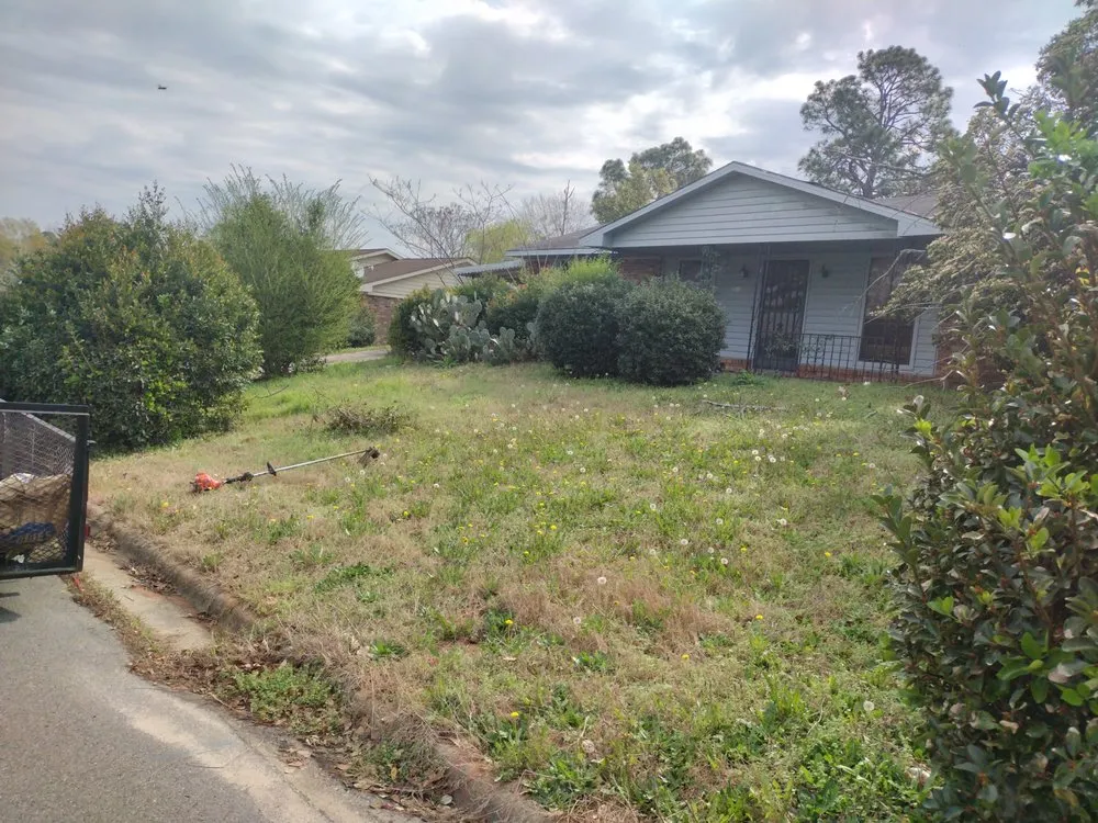Expert yard cleanup service for homes in Evans, GA by New Leaf LawnCare