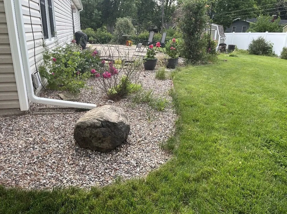 Local garden landscaping for outdoor upgrades in Oswego, IL by New Leaf Services
