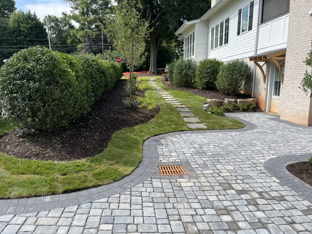 Custom lawn mowing service for beautiful yards in Norcross, GA by New Life Landscapes