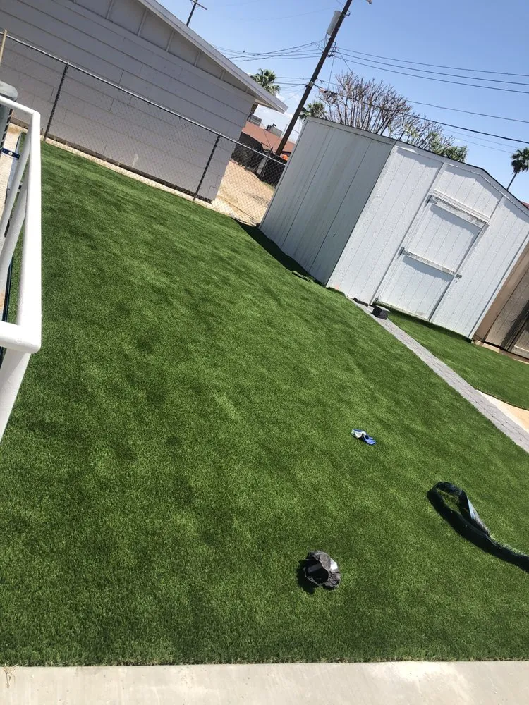 Professional landscape installation for homes in Las Vegas, NV by New line Maintenance & Landscape