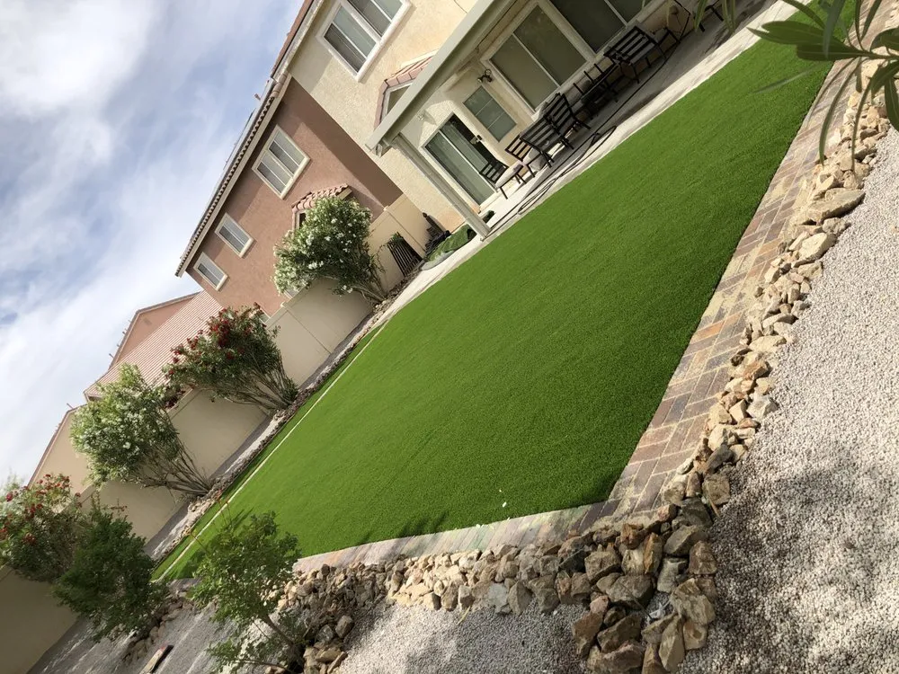 Professional outdoor landscaping for outdoor upgrades in Las Vegas, NV by New line Maintenance & Landscape