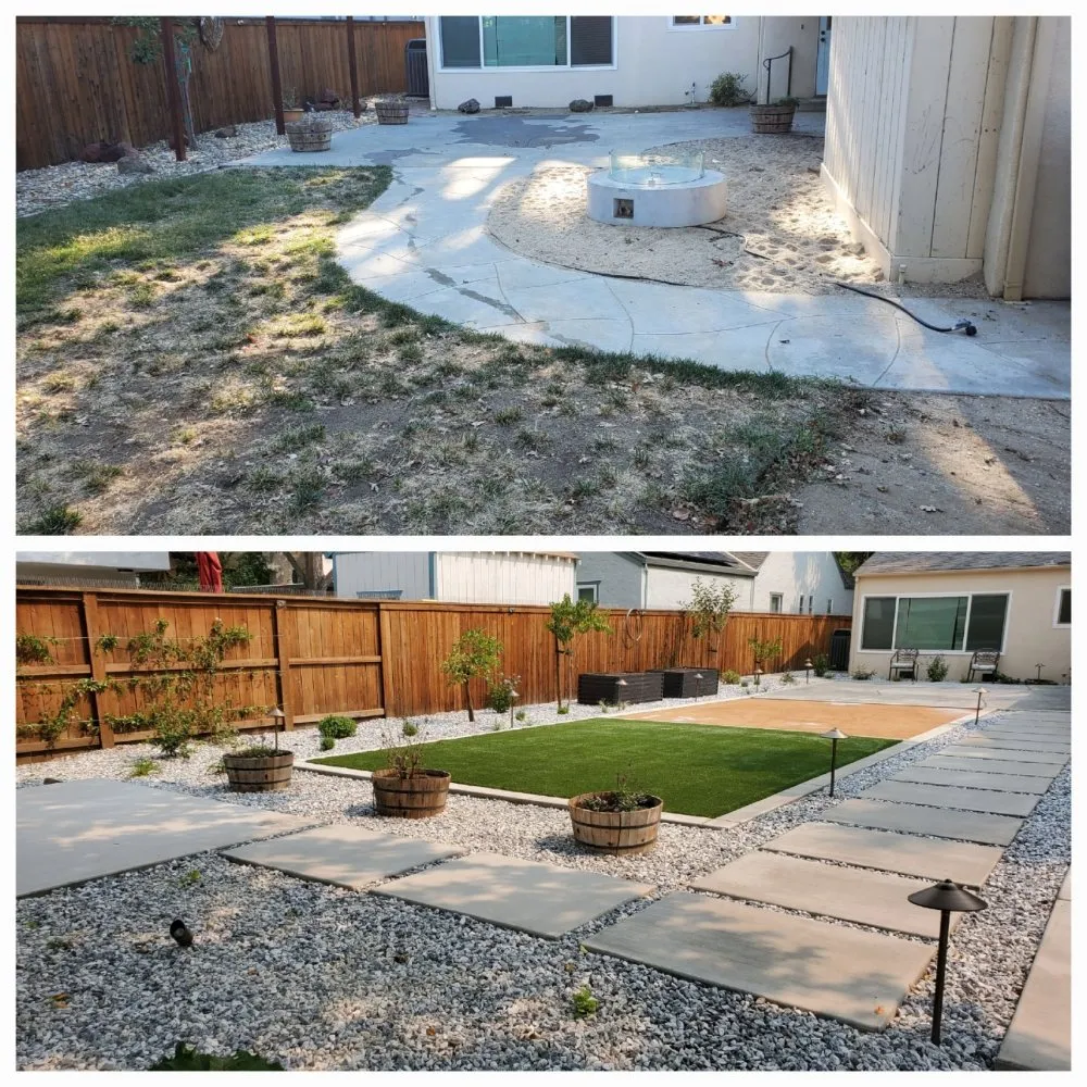 Custom garden landscaping for beautiful yards across Farifield, CA - New Look Landscape