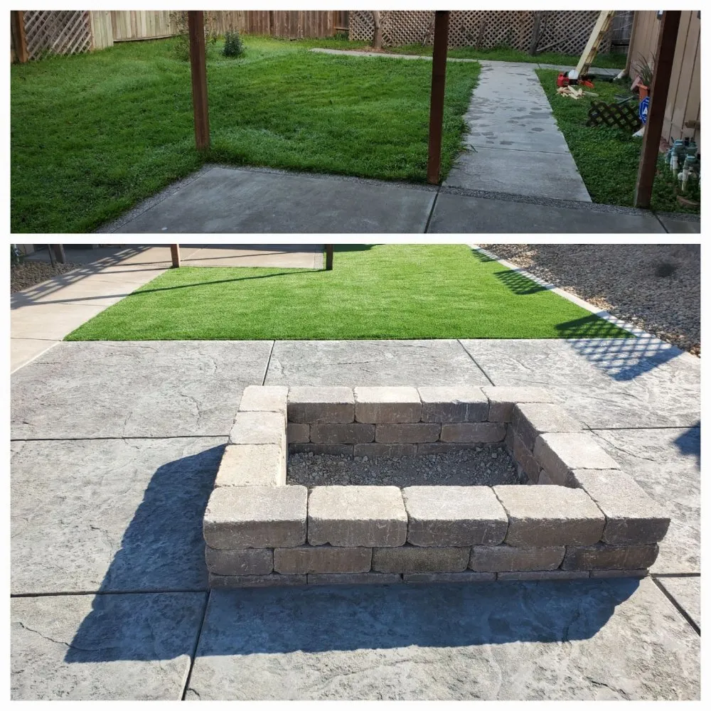 Professional lawn mowing service with custom design across Farifield, CA - New Look Landscape