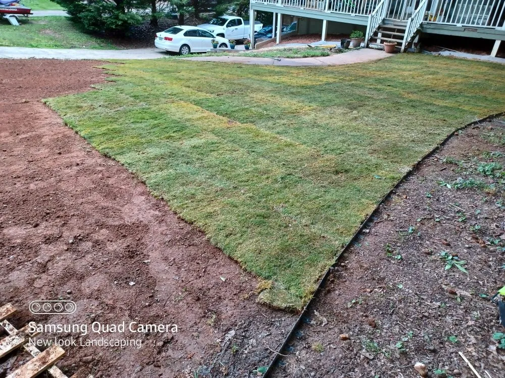 Affordable garden landscaping for residential properties in Acworth, GA by New Look Landscaping Handyman