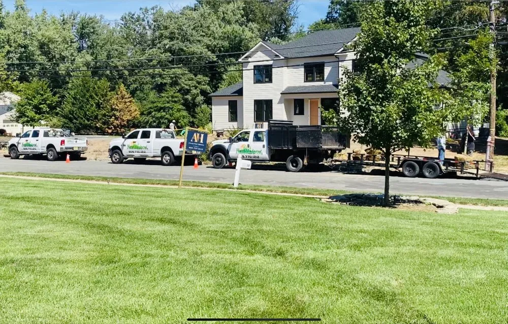 Custom landscape installation in Lawrenceville, NJ - New Meadow Landscaping & Hardscaping
