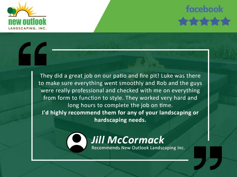 Professional outdoor landscaping for homes in Harrisburg, PA by New Outlook Landscaping