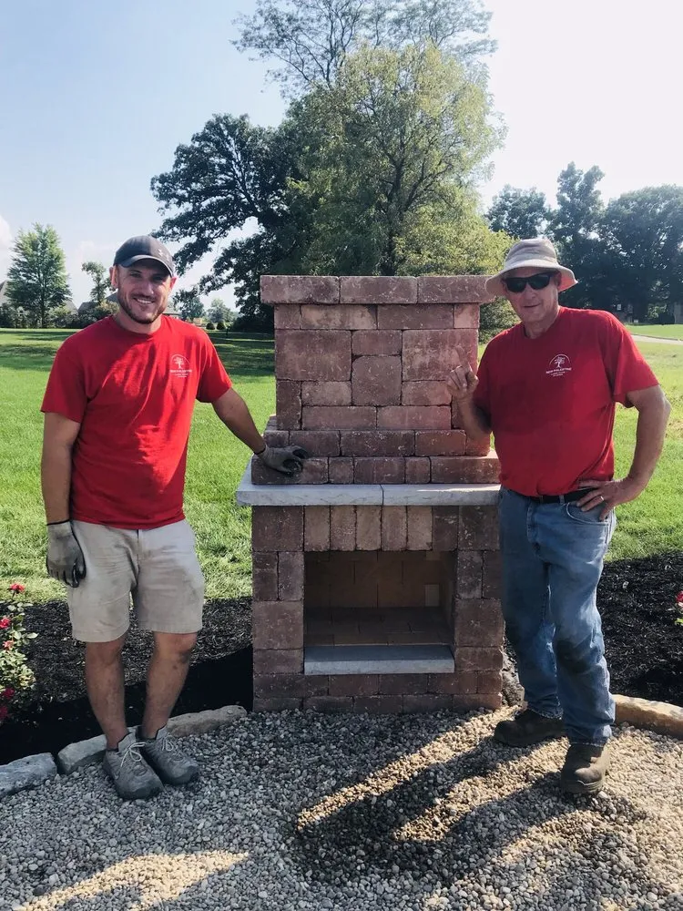 Custom outdoor landscaping in New Palestine, IN by New Palestine Lawn Care