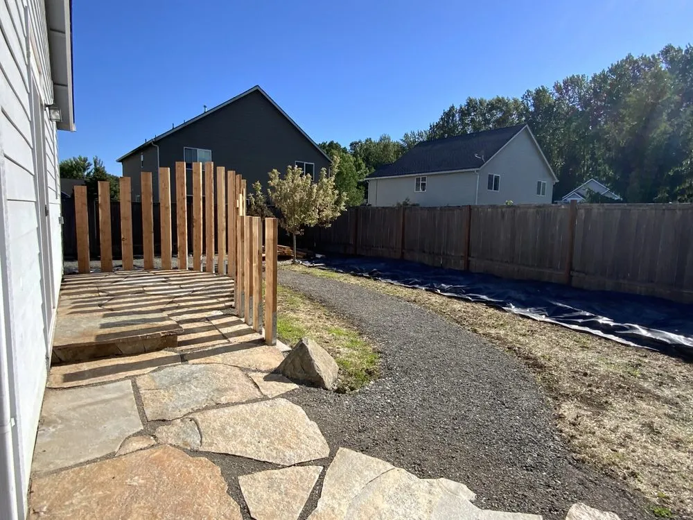 Custom yard cleanup service with custom design in Kalama, WA by New Paradigm Home and Garden