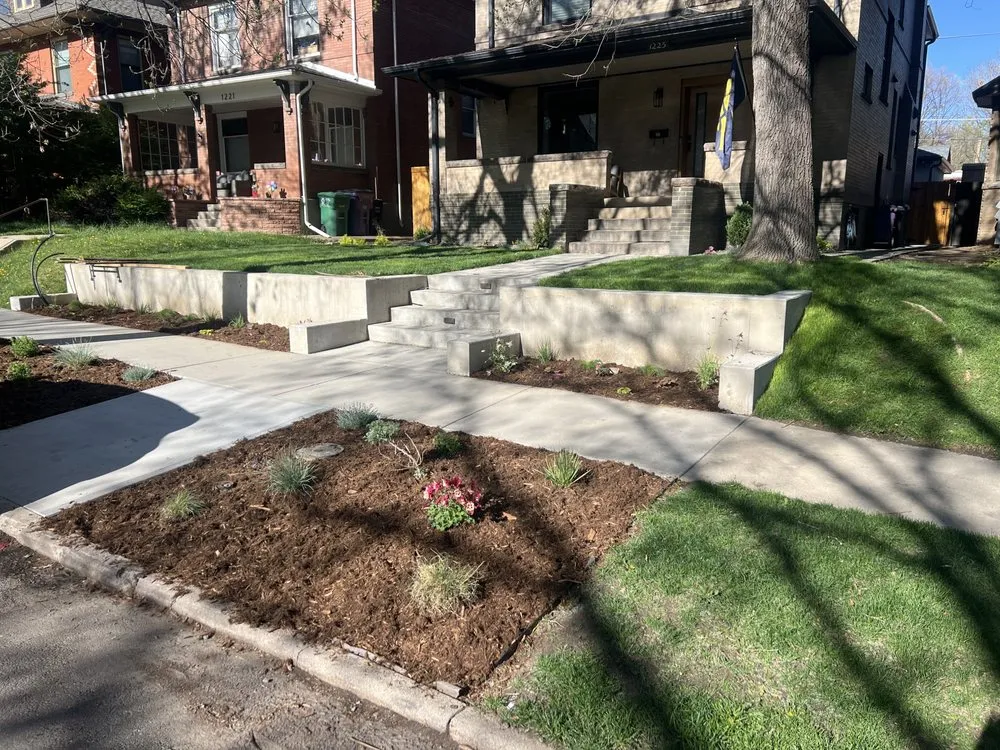 Professional outdoor landscaping for residential properties in Denver, CO by New Touch Landscaping