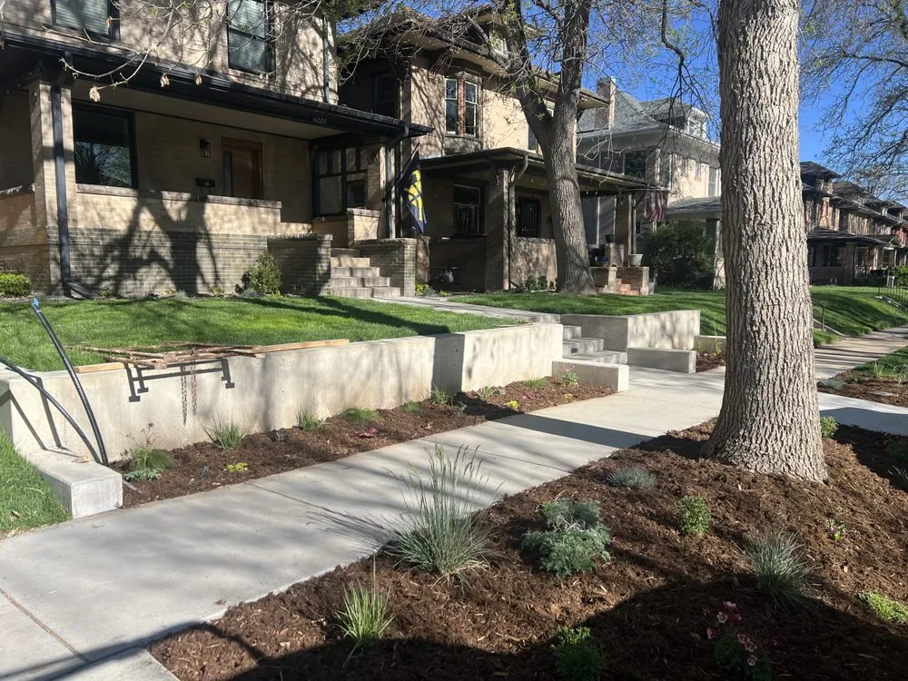 Affordable lawn mowing service for residential properties in Denver, CO by New Touch Landscaping