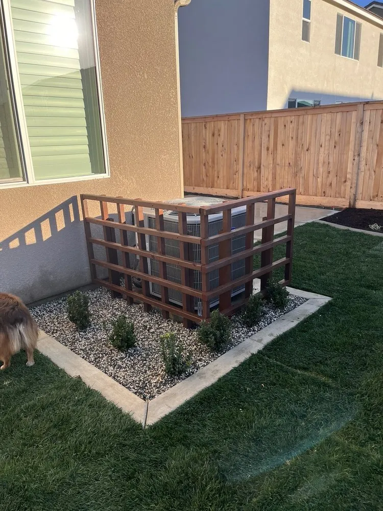 Custom outdoor landscaping with custom design across Fresno, CA - New Vision Landscape Company