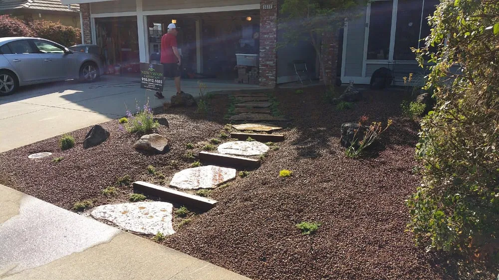 Top-rated residential landscaping in Folsom, CA by New Vision Landscape