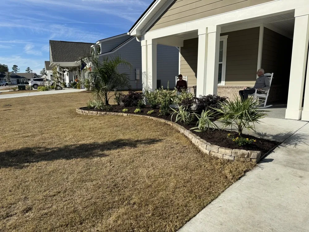 Local landscape installation in Bluffton, SC by New Vision Landscapes