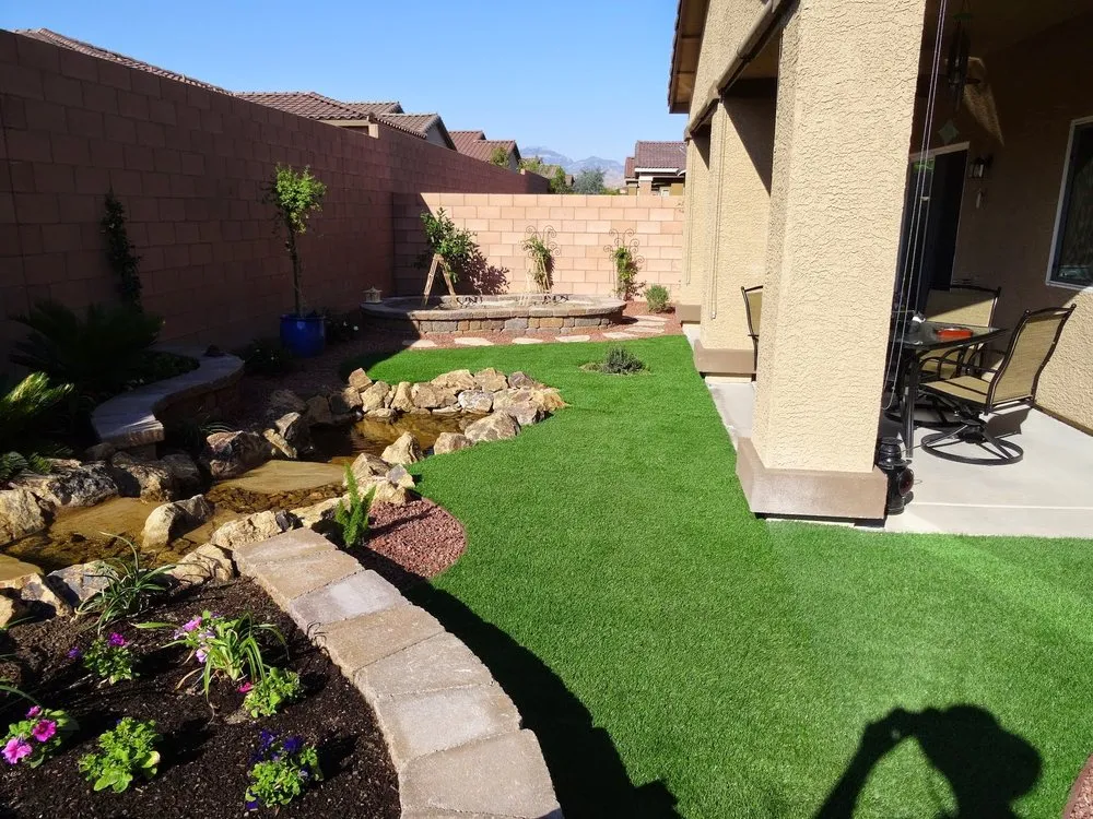 Top-rated yard maintenance with custom design across Las Vegas, NV - New Vision Landscaping By Gabriel
